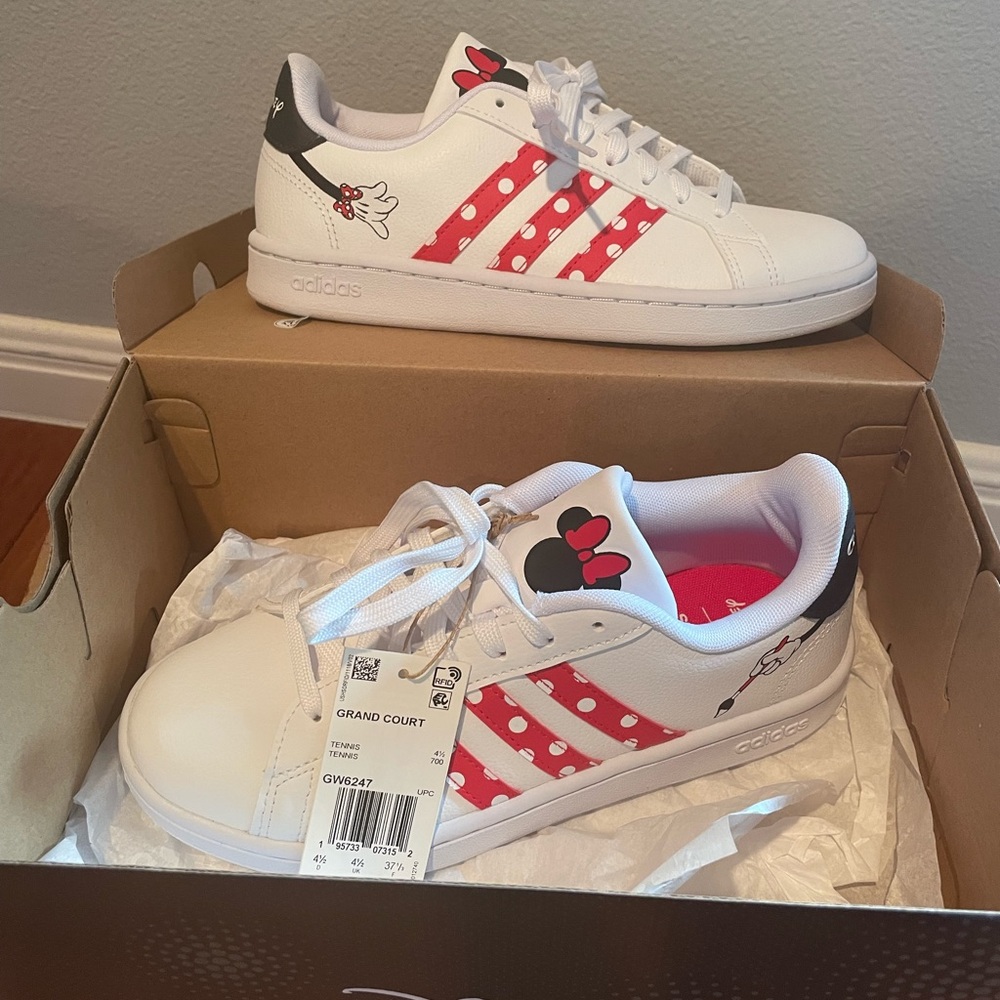 Disney Minnie Adidas Grand Court Base Shoes- limited edition release